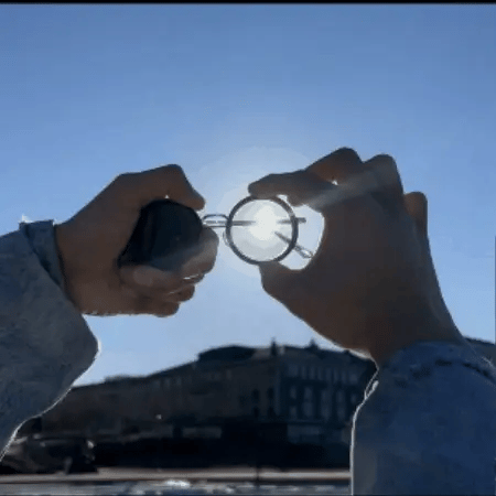 Wizy Black Lens Sunglasses